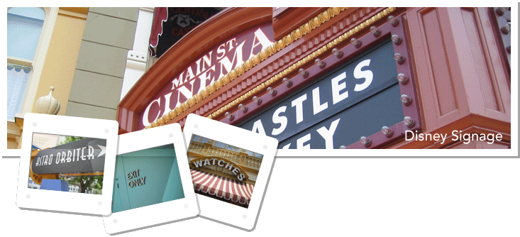Disney Signage